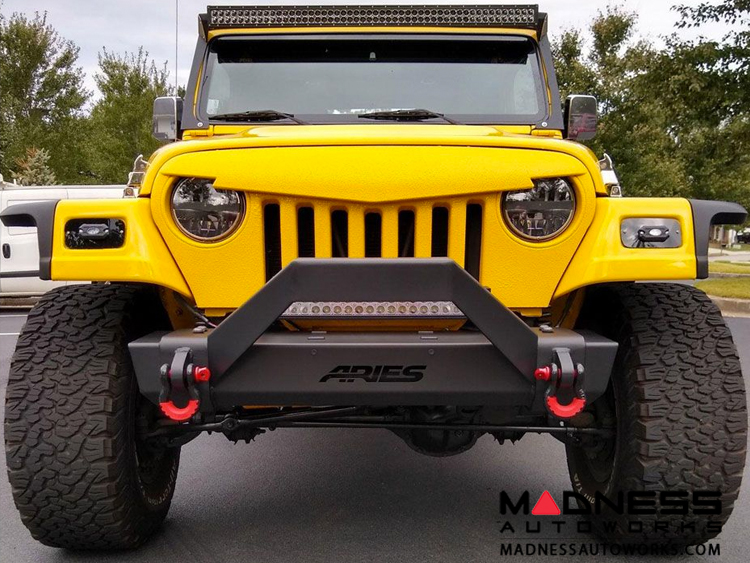 Jeep Wrangler TJ TrailCrusher Front Bumper w/ Brush Guard